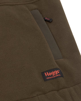 Hoggs of Fife Green King II Stormproof 1/4 Zip Bonded Fleece