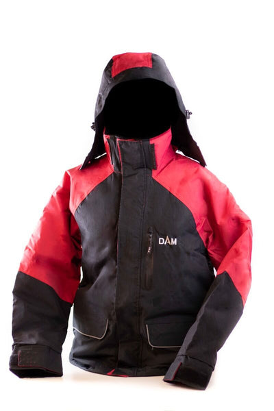 Bavoir Thermique IMAX Noir Et Rouge - Taille M, Imperméable Et Coupe-vent