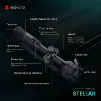 HIKMICRO Stellar SH50 50mm 384x288 12µm Thermal Rifle Scope