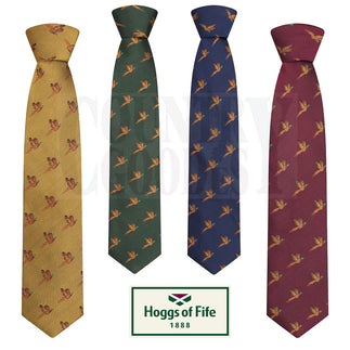 Hoggs of Fife Boxed Silk Woven Pheasant Tie