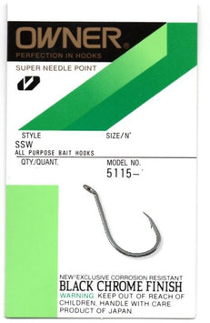 Owner SSW Super Needle Point All Purpose Bait Hooks