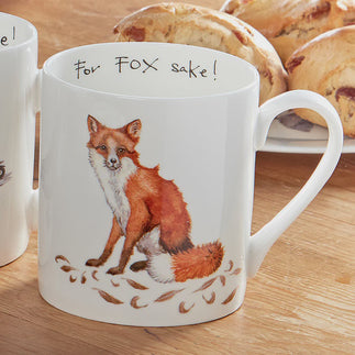 At Home in the Country Fine Bone China Mugs