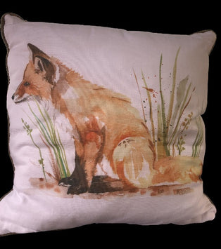 Evans Lichfield Fox Themed Cushion