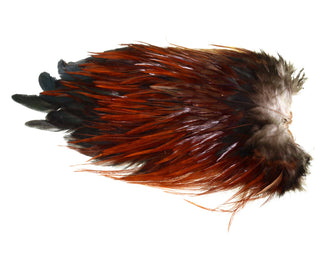 A Jensen Cock Saddle Patch Feathers
