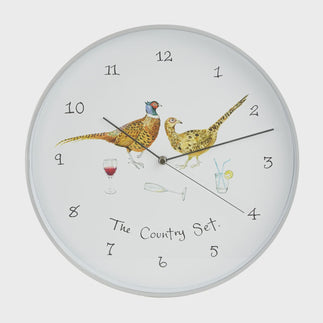 At Home in the Country Countryside Themed Wall Clocks