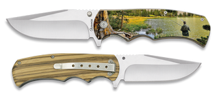 Albainox Madera 3D Impression Single Blade Knife