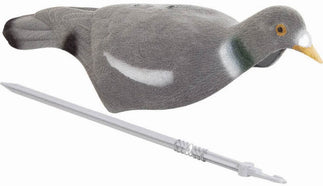 Jack Pyke Flocked Pigeon Shell Decoy (+Sprung Peg)