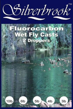 Silverbrook 12ft Fluorocarbon Tapered Wet Fly Cast