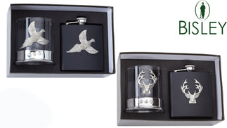 Whisky Glass and Hip Flask Gift Set