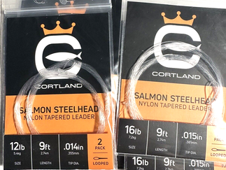 Cortland Salmon/Steelhead Nylon Tapered Leader