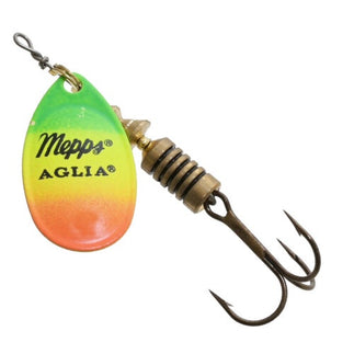 Mepps Aglia Fluoro Spinner Fire Tiger
