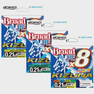 Owner Kizuna Broad PE x8 Braid