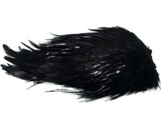 A Jensen Cock Saddle Patch Feathers