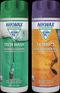 Nikwax Tech Wash TX Direct 300ml Twin Pack