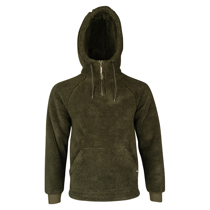 KEFITEVD Fleece hoodie voor heren, sherpa, warm wintersweatshirt met capuchon, thermische dikke hoodie met zakken, Zwart, XL KEFITEVD Fleece hoodie voor heren, sherpa, warm wintersweatshirt met capuchon, thermische dikke hoodie met zakken, Zwart, XL