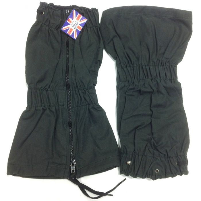 Bisley Canvas Gaiters In Green - Waterproof & Breathable Leg Protection For Outdoor Work Or Hunting