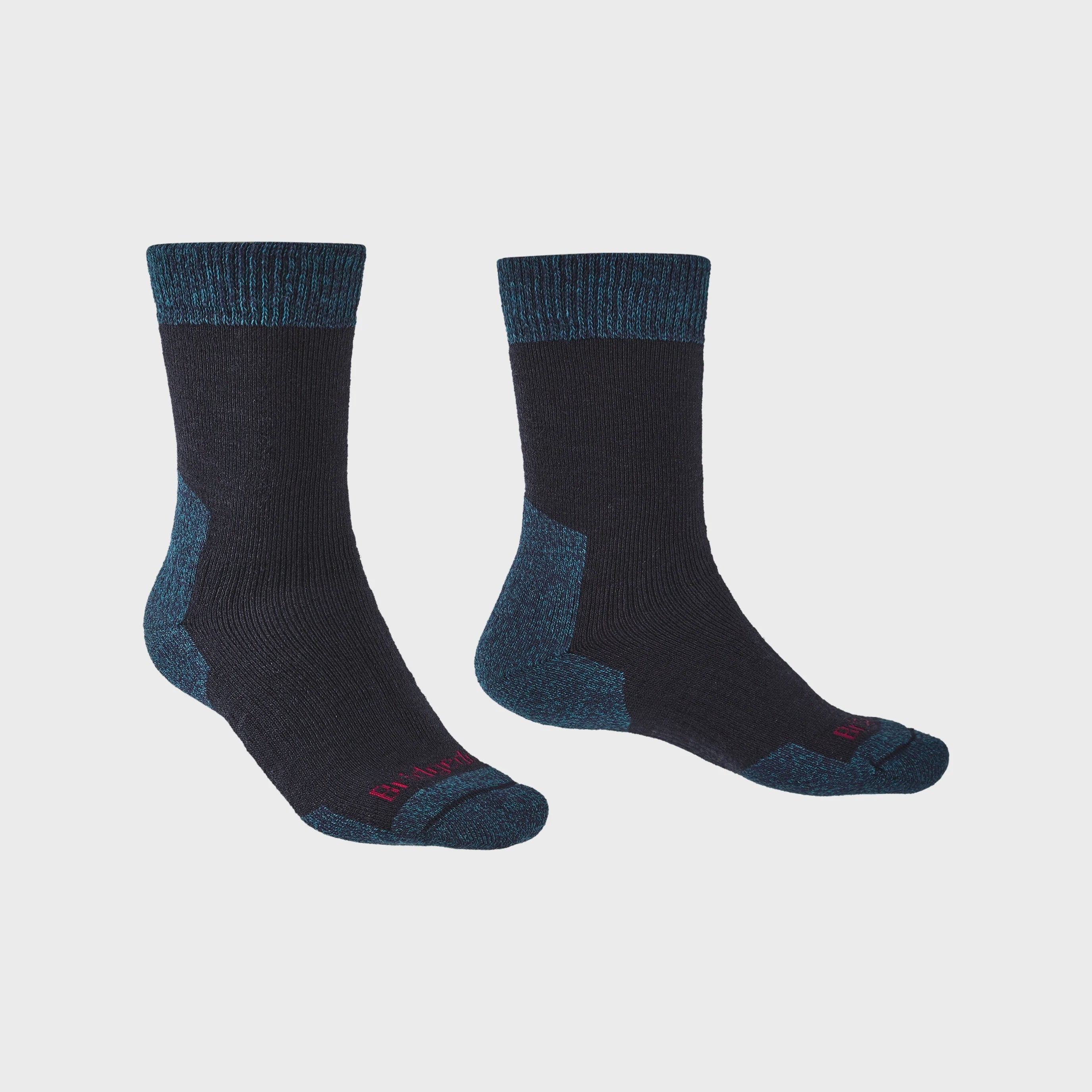 Calzini Bridgedale Heavy Merino Uomo – Peso Pesante, Blu Navy, Morbida Miscela Lana