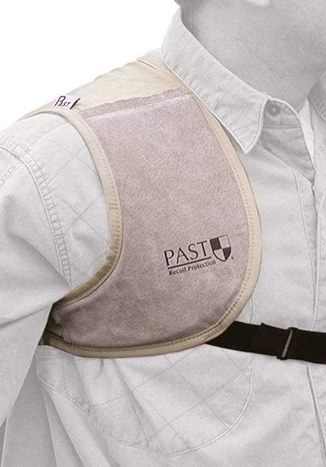 TOURBON Canvas Leather Recoil Shields Hunting Shoulder TOURBON Canvas Leather Recoil Shields Hunting Shoulder
